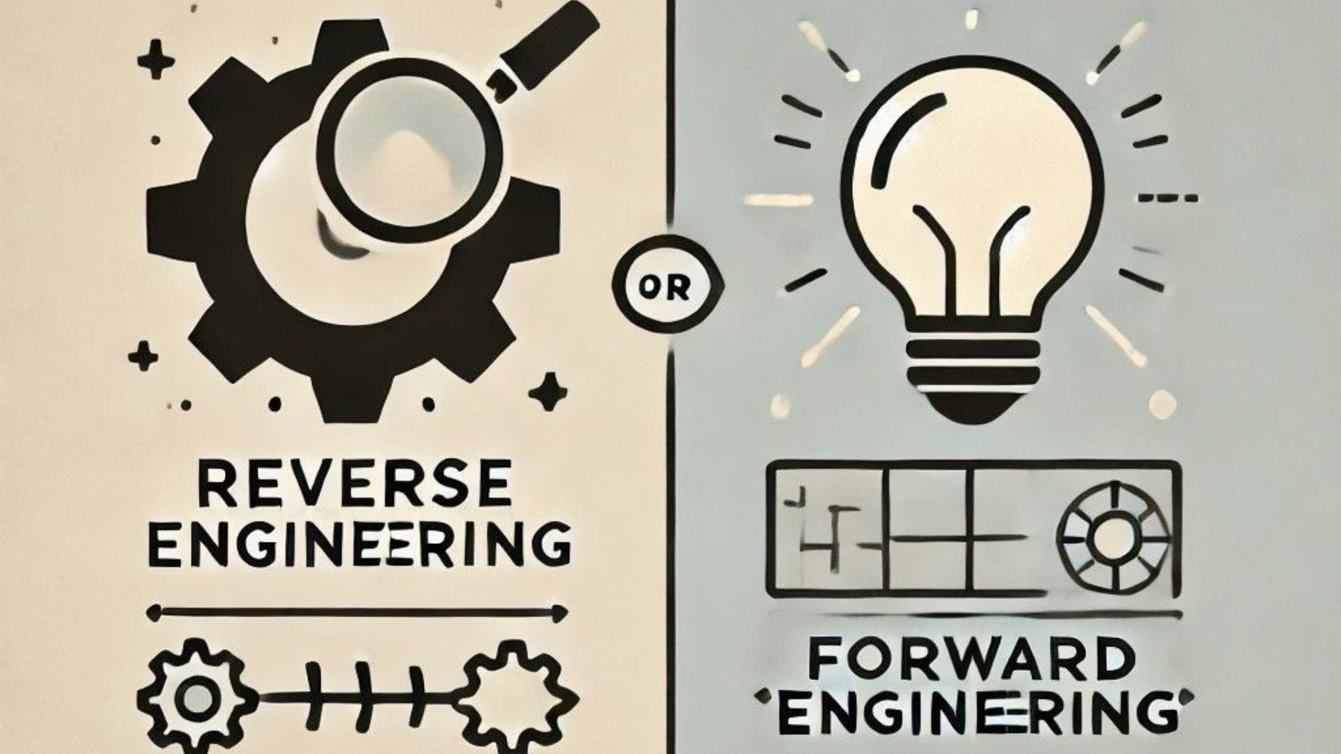 Reverse Engineering vs. Forward Engineering